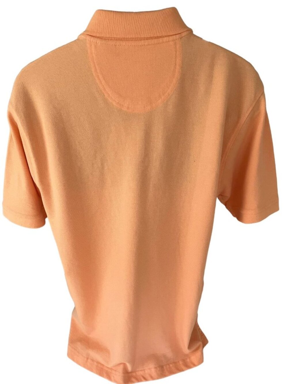 Izod luxury sport men's cotton pique polo solid peach interlock short sleeve L - Picture 2 of 8